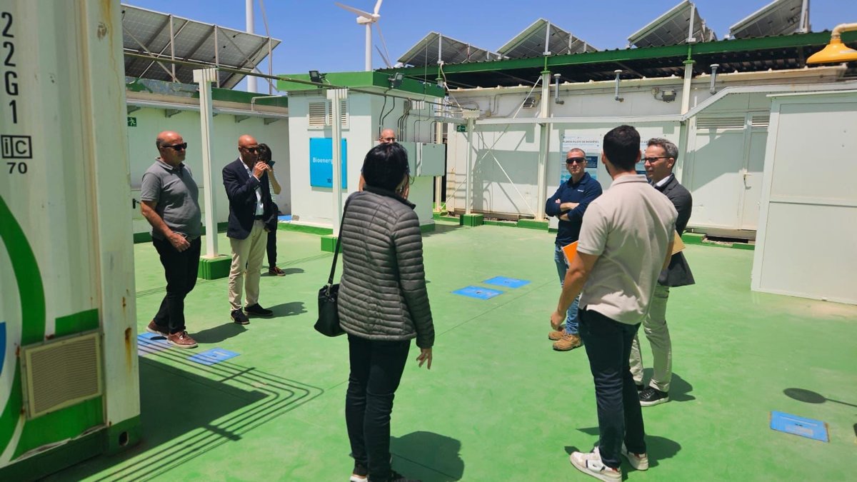 👥@Naturgy_Renovables visita el ITC para conocer #Biogreenfinery, planta pionera en #HidrógenoVerde y nuevos #efuels para transporte terrestre/marítimo, y proyectos de energías marinas

Colaboración público-privada para avanzar en el desarrollo de tecnología energética innovadora