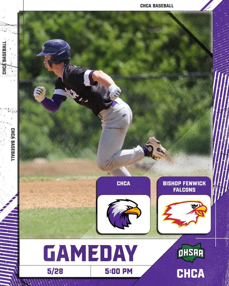 CHCA Baseball (@chca_bb) on Twitter photo 🦅⚾️ CHCA hosts Bishop Fenwick tonight in the OHSAA Regional Semifinals!
Purchase tickets with the link below! ⬇️
🎟️ ohsaa.org/tickets 🦅⚾️ CHCA hosts Bishop Fenwick tonight in the OHSAA Regional Semifinals!
Purchase tickets with the link below! ⬇️
🎟️ ohsaa.org/tickets