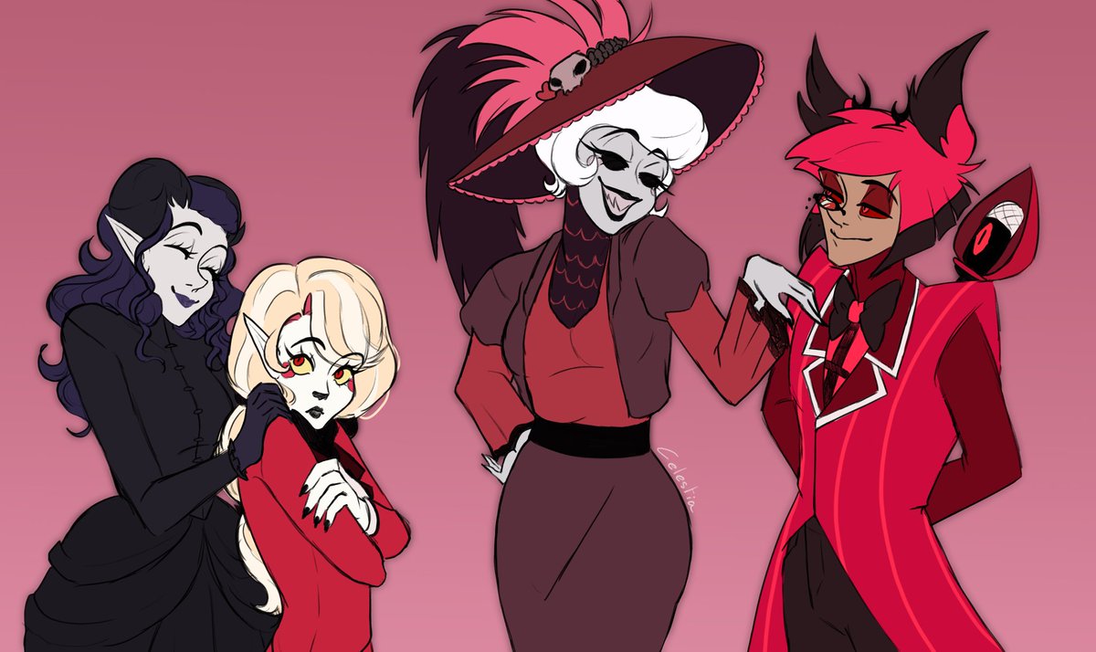 This ended up being more of a redraw in the end isjsksj
I used it as a burn up doodle thank you Ivy ✨️

#doodle #HazbinHotelAlastor #HazbinHotelRosie #HazbinHotelCharlie #HazbinHotelOC