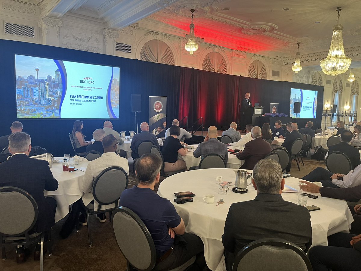 RDC Chairman, Chris Halberg (Univar Solutions), gives a warm welcome to attendees at RDC’s 39th Annual General Meeting #PeakPerformanceSummit2025