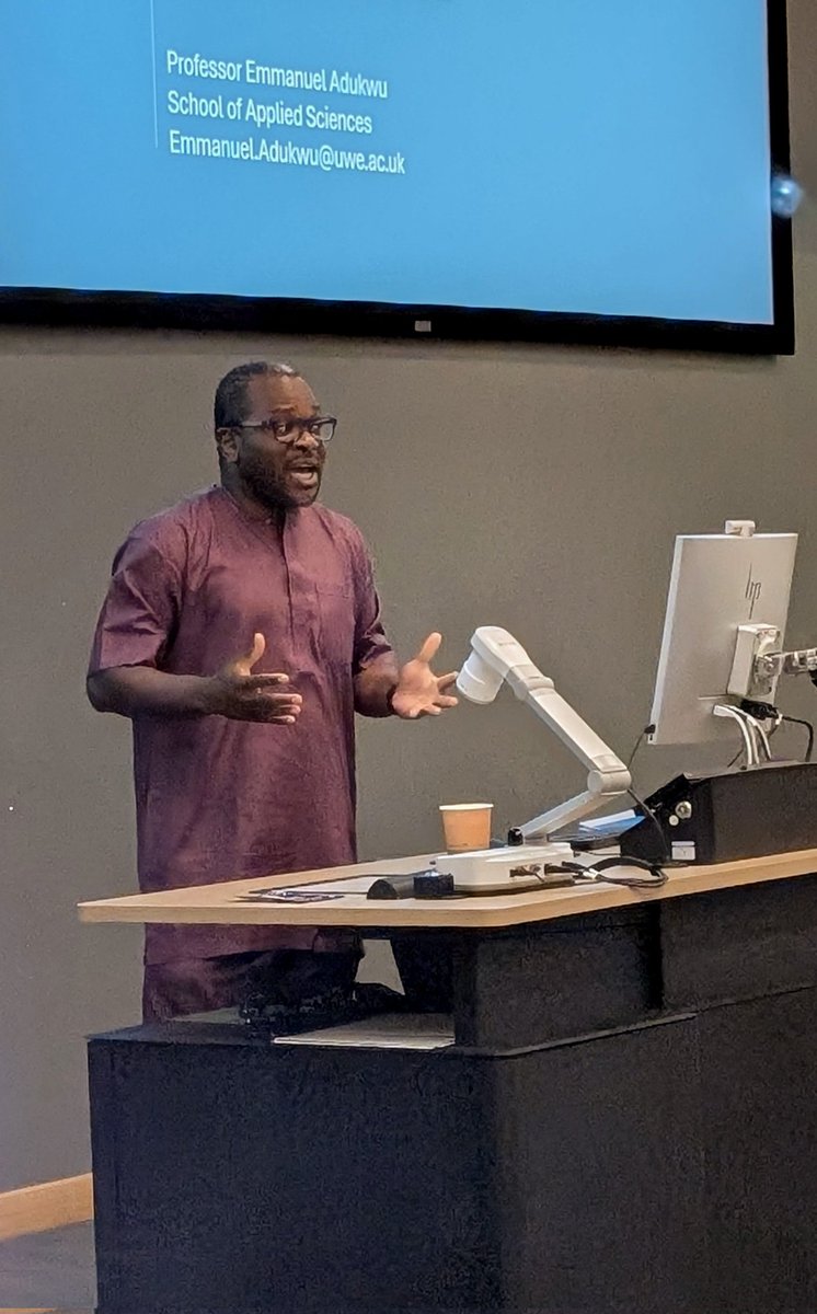 ndosie's tweet image. Inaugural Lecture: Prof Emmanuel Adukwu 

Breaking barriers, building bridges and advancing science - Microbiology, Innovation, Equity and Global Health

Tackling infectious diseases, antimicrobial resistance, and inclusion in research

@UWEBristol @EmmanuelAdukwu #globalhealth