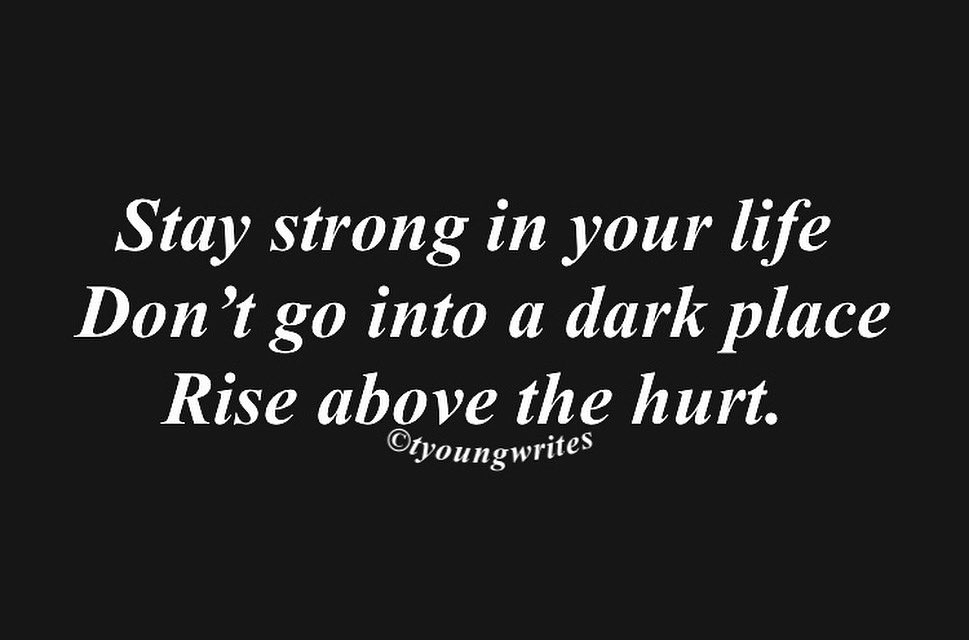 tyoungwrites's tweet image. Everyone goes through issues in life, some more than others.  Try to stay strong, not only for you but for others.  You are a living example of strength, and let no one take that away.  Stay strong! 😉💯 #haiku #depression #hope #YouGotThis #staystrong #poem