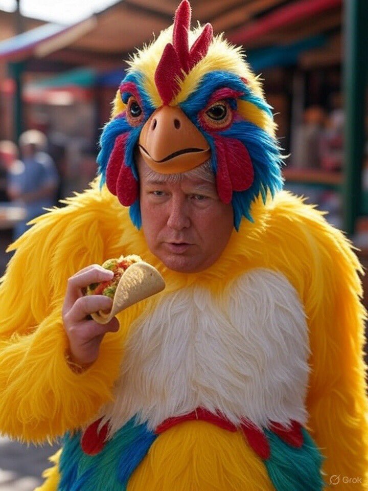 long17_de's tweet photo. I learned a new term today. TACO - Trump always chickens out. 

Tacos need to be added to the menu at the G7. https://t.co/K8hk6tIBmy