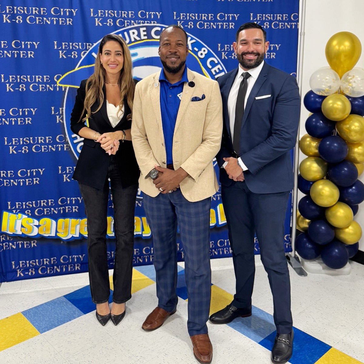 Allow me to introduce your Miami Dade County Principal of the Year, Mr. Walter Hall of Leisure City K-8 right here in our beautiful District 8! We are so proud of this accomplishment and congratulate him on a job well done! Thank you for all you do for our students.