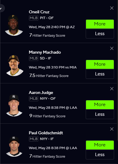 CushPlayerProps's tweet image. $100 to someone who LIKES When we CASH!❤️

MLB 10X Stack 💥🏏

#PrizePicks #MLB #yankeestwitter #gamblingX