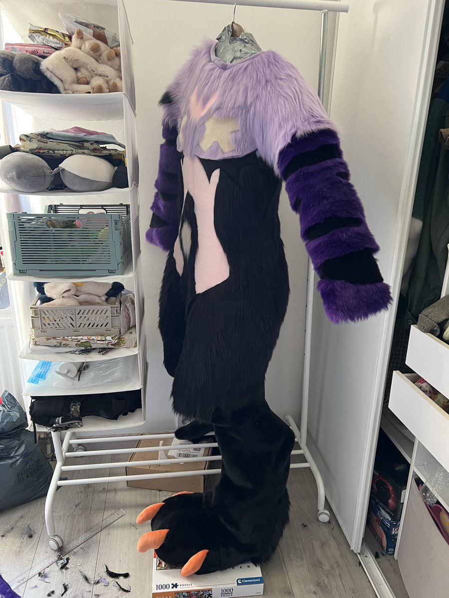 All the pieces are sewn together 😋