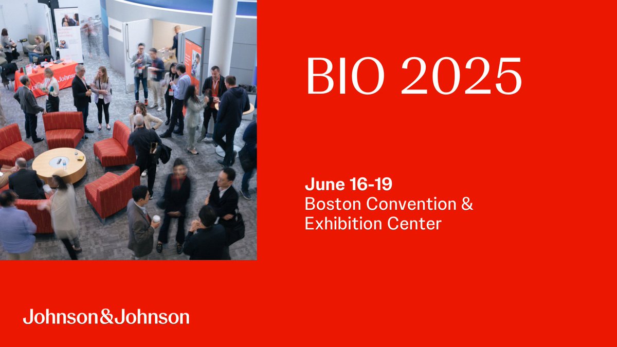 We're excited to return to Boston in a few short weeks for BIO 2025. Leaders from across J&amp;J will be participating in sessions all week, and our team will be in attendance looking to connect with attendees. Will you be there? jji.jnj/4msP9Ny