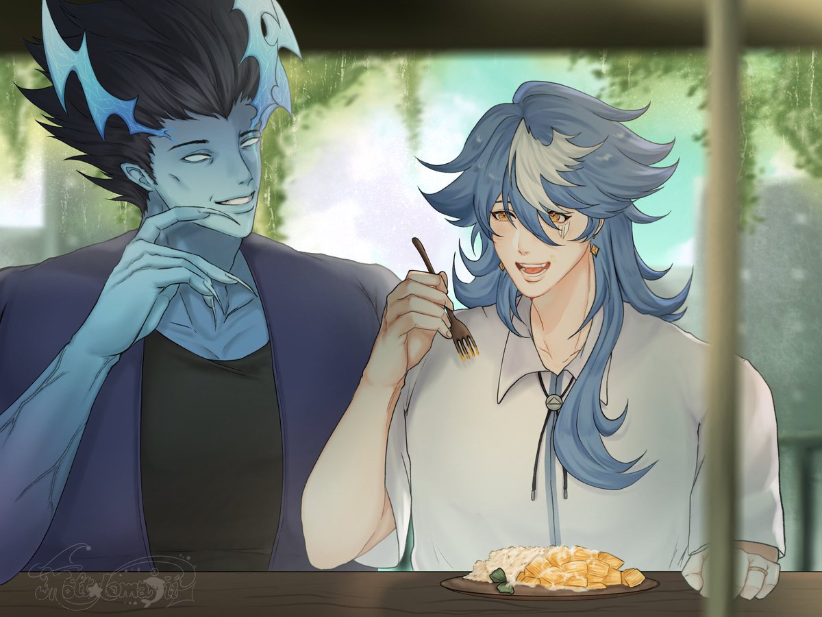 moltolomajii's tweet photo. กินข้าวเหนียวมะม่วงจนเข้าเส้น
#rovfanart #LorionBright #Lorbri #LorionxBright https://t.co/vNQaxiDUNr