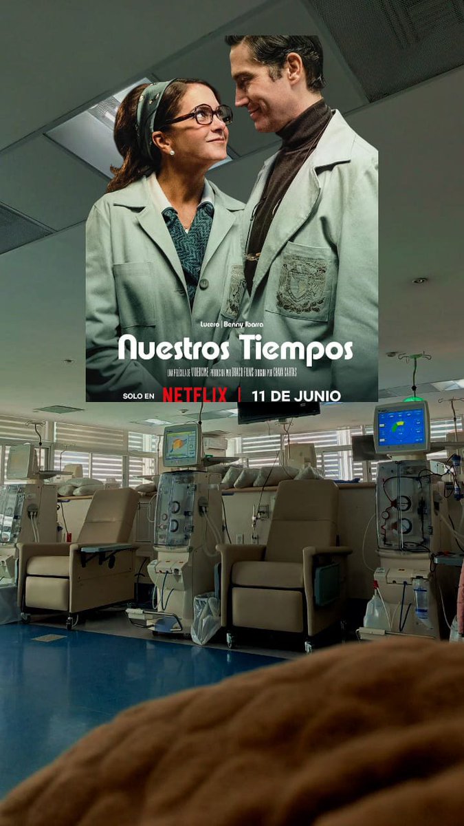 Listisima para ver #NuestrosTiempos con MI. Adorada <a href="/LuceroMexico/">Lucero</a> aqui en mi. Terapia de Hemodialisis, o en donde este por que no la puedo perder!!!