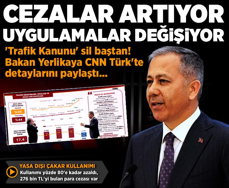 #SONDAKİKA | İçişleri Bakanı Ali Yerlikaya, CNN Türk'te Ahmet Hakan ile Tarafsız Bölge programında açıklamalarda bulunuyor

'CAN KAYBI SIFIR OLMALI'

📌İçişleri Bakanı Ali Yerlikaya Trafik Kanunu'nun detaylarını paylaştı

milliyet.com.tr/gundem/son-dak…