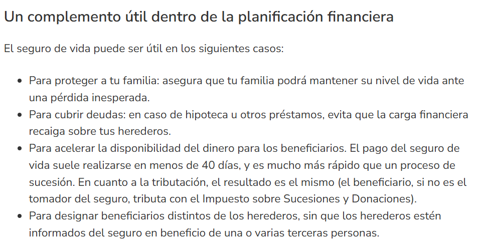 ¿En qué caso puede ser útil un seguro de vida? 
Nuevo post de <a href="/CarlotaCorralC/">Carlota Corral</a>: