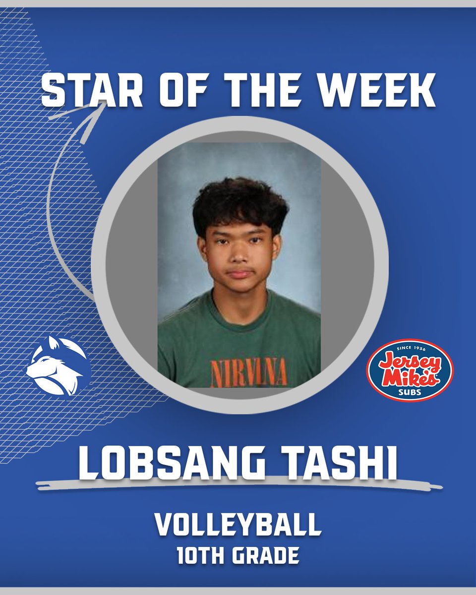 Congratulations to this week's Star of the Week, Lobsang Tashi! 

Lobsang has helped the volleyball team to a 13-4 record, including going 11-0 in the Tri-Metro Conference to claim the first TMC Championship in boys volleyball!

Read more: tts-livesite.rschooltoday.com/sites/letsgohu…

#GoHuskies