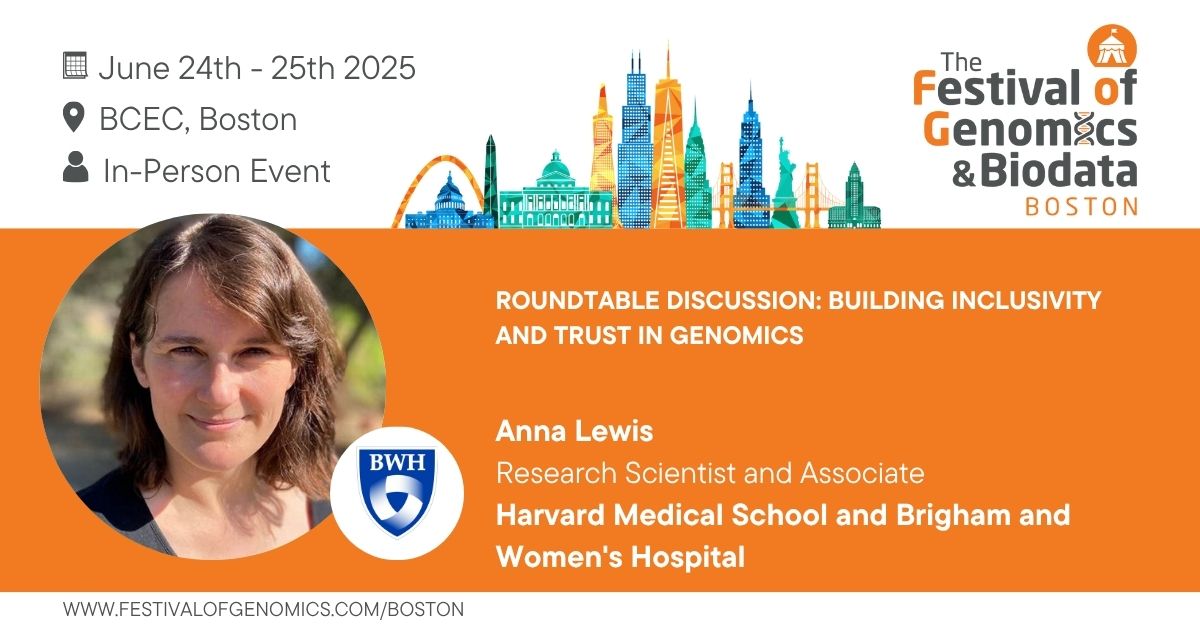 I'm excited to be speaking at #FOGBoston this June 24th-25th, on inclusivity and trust in genomics.
Let me know if you have a question you'd like me to try and answer during my session!
Registration is FREE for &gt;90% of attendees, reserve here: hubs.la/Q03cHRdb0
#FOGBoston