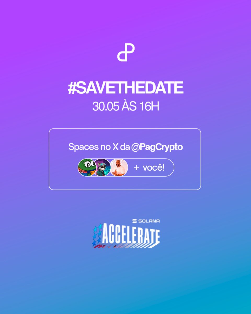 PagCrypto (@pagcryptofi) on Twitter photo 🎙️ AMA BRABO CHEGANDO! 🎙️
O Solana Accelerate foi insano e a gente vai contar TUDO o que rolou, sem enrolação.
Cola nesse AMA com nomes de peso: <a href="/anawestfal/">Ana Westfal</a> , <a href="/Ser_kuka_sol/">Kuka 🧠 | Hexis Labs</a> , <a href="/PedrohAnjos/">PH</a> e @matheuz_macedo ! E claro como Host <a href="/Yuri_Gubert/">👻 Gh0sxt</a> !
Vai ter:
⚡ As paradas mais quentes 🎙️ AMA BRABO CHEGANDO! 🎙️
O Solana Accelerate foi insano e a gente vai contar TUDO o que rolou, sem enrolação.
Cola nesse AMA com nomes de peso: <a href="/anawestfal/">Ana Westfal</a> , <a href="/Ser_kuka_sol/">Kuka 🧠 | Hexis Labs</a> , <a href="/PedrohAnjos/">PH</a> e @matheuz_macedo ! E claro como Host <a href="/Yuri_Gubert/">👻 Gh0sxt</a> !
Vai ter:
⚡ As paradas mais quentes