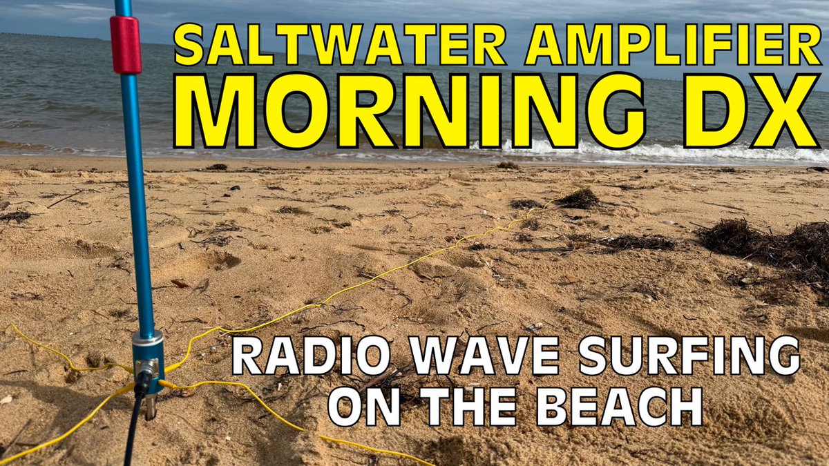 HF Ham Radio - Low Power Saltwater Amplifier DX youtu.be/h_KyYZEEDbg?si… via <a href="/YouTube/">YouTube</a> #hamradio #portablehamradio