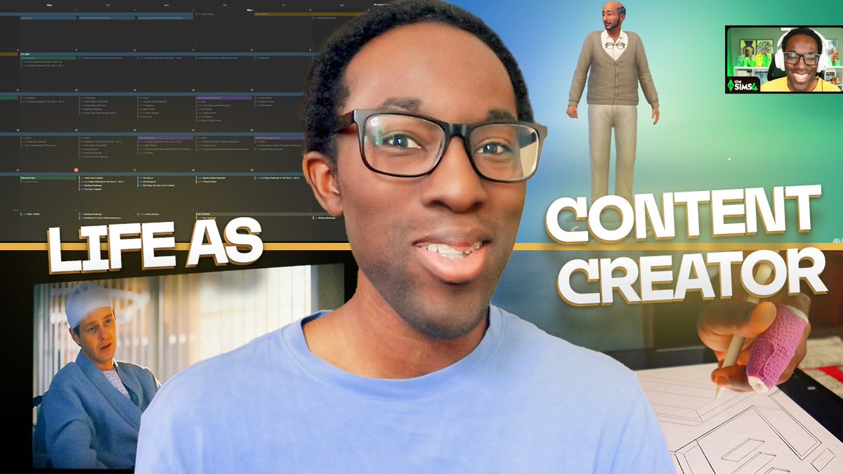 NEW VLOG!!  
A Few Busy Days As A Content Creator (Notion, The Sims and More) 

watch here: youtu.be/idinzs0xmNQ