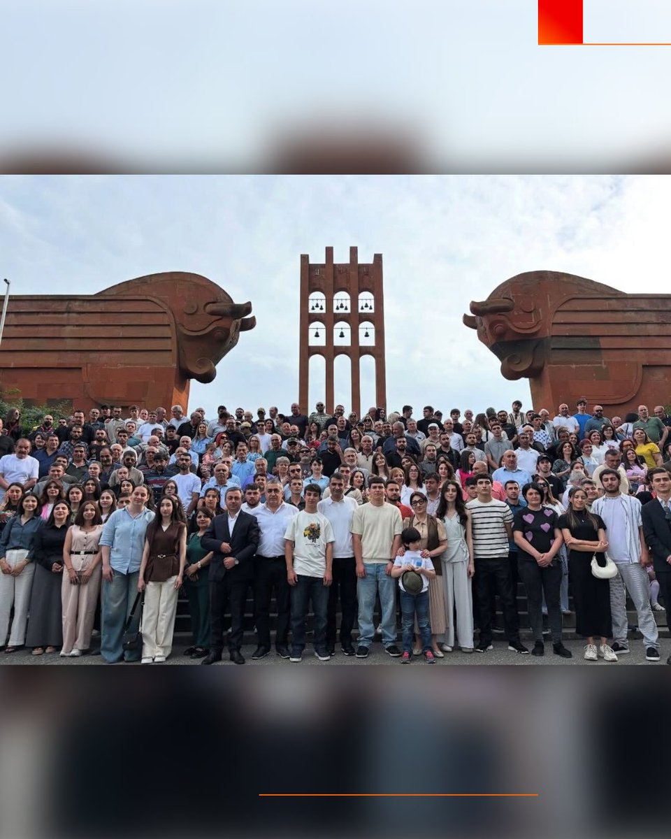 On May 28, 1918, Armenia reemerged after genocide and exile. Despite overwhelming odds, victories at Sardarabad, Bash-Abaran and Karakilisa secured a foothold for Armenian sovereignty. Today, the fight continues. (Photo: Today’s ARF rally honoring heroes and new members)