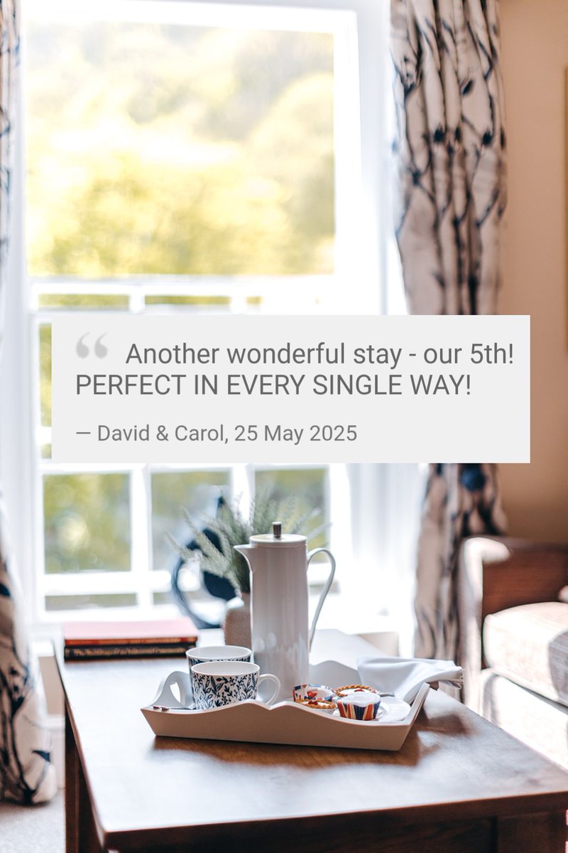 We were so happy to welcome David &amp; Carol back for their 5th stay with us! 🏡
Their words say it all ♥️

It means the world to host returning guests who feel right at home. Thank you for your kind words — we can’t wait to welcome you back again! 🏡✨
#guestsreview
#holidayhome
