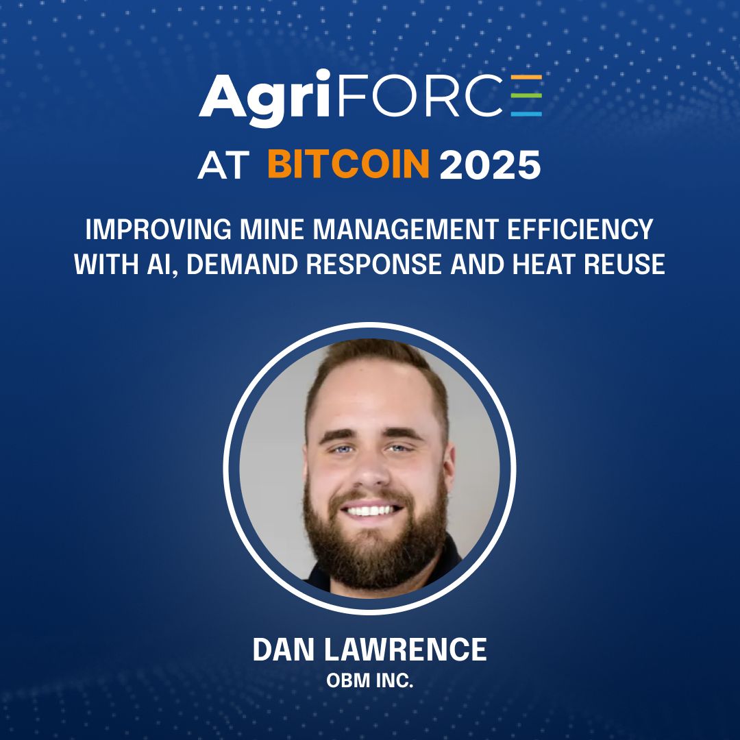 AgriFORCE CEO Jolie Kahn is taking the stage at #Bitcoin2025 alongside industry leaders to explore how AI, demand response, and heat reuse are transforming Bitcoin mining operations.

Join us Wednesday, May 28 @ 12:00 PM on the Mining Stage at the Venetian, Las Vegas, as we dive