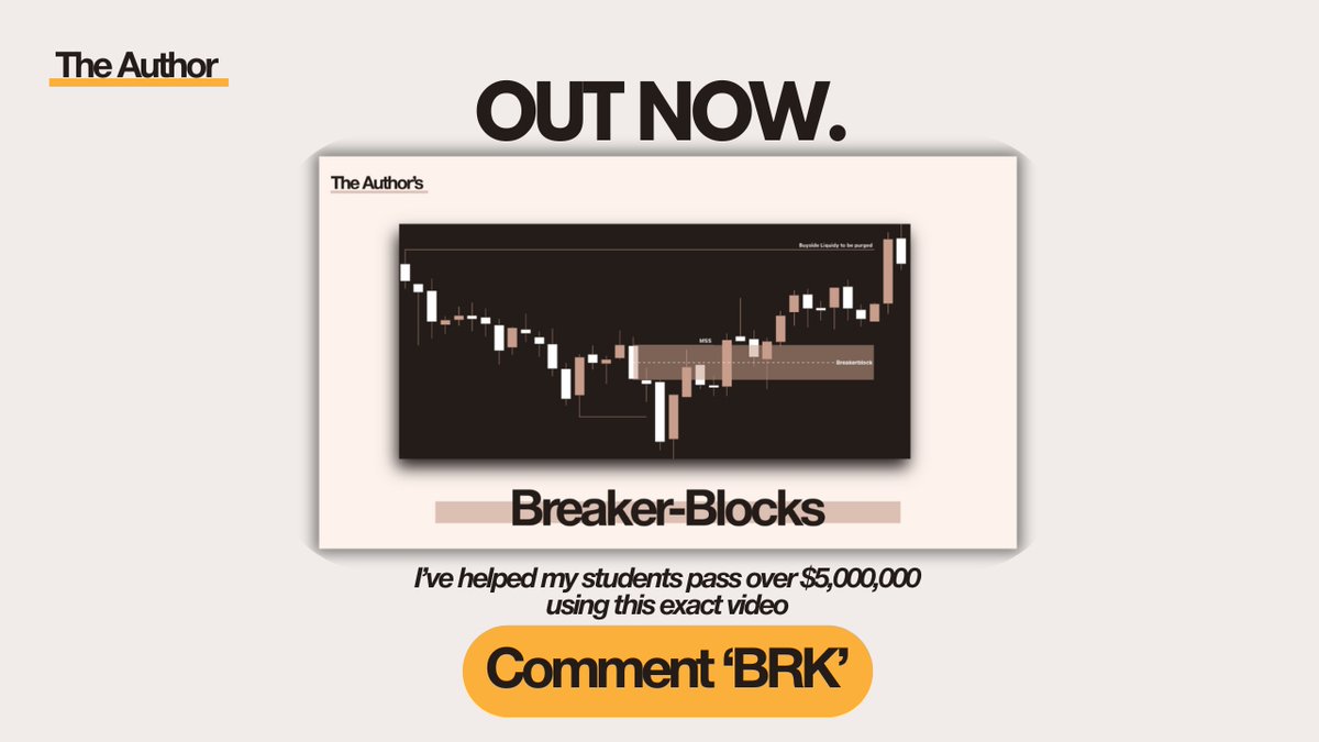 The only ICT Breaker-Block Video You need

Like + Repost + Comment "BRK" to receive the Video 

(Must be following so I can dm you)