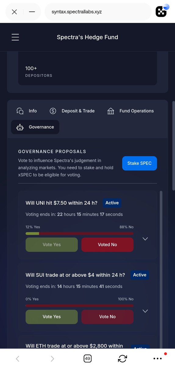 coperatemheeh's tweet image. I voted just now, shaping the world of AGI, let help @Agent_Spectra get it all right and be the key bot we all needed @Spectral_Labs
#spec #spectr #AGENT #AI