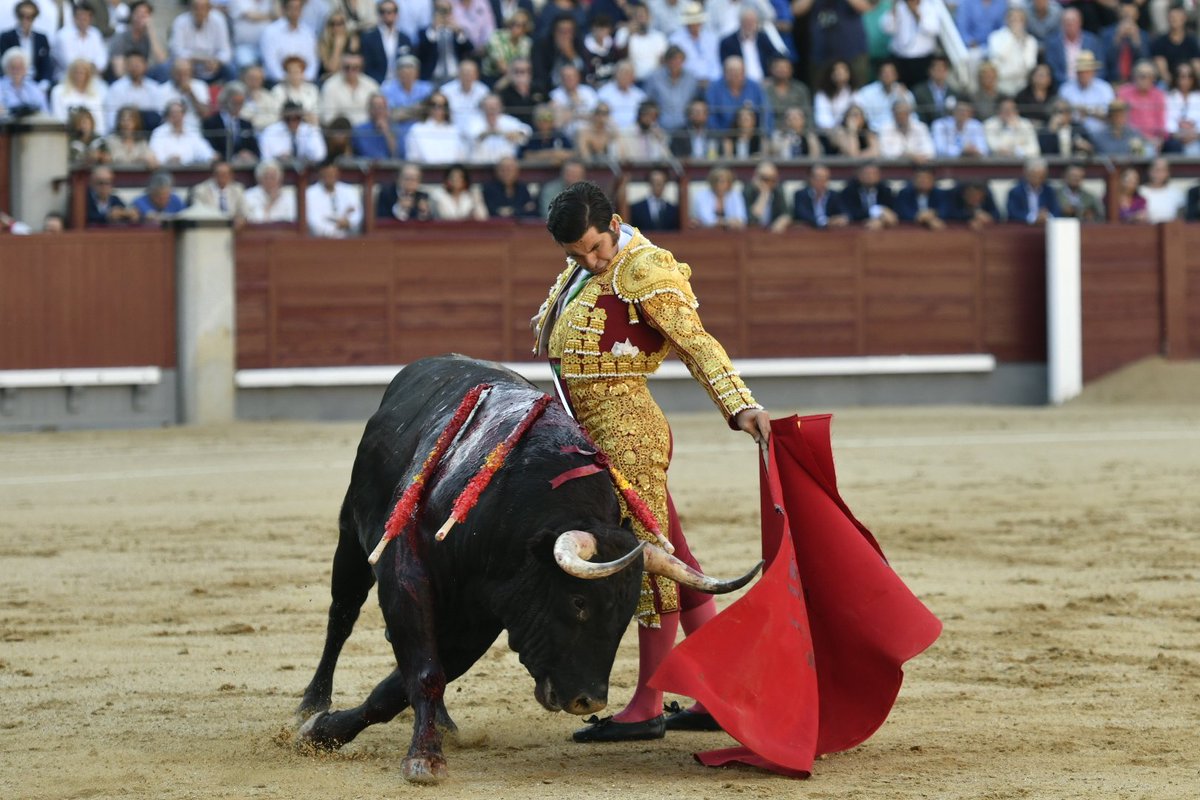 Los talones en el suelo, el pecho pa alante, el mentón en el pecho, matando las embestidas detrás de la cadera, y todo en esas distintas. 

Morante es el toreo elevado al cubo, nunca volveremos a ver algo así.