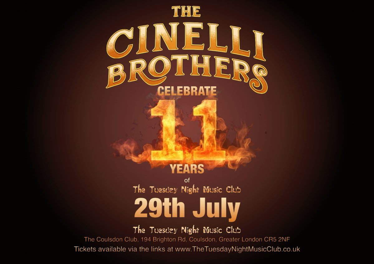 The TNMC (@the_tnmc) on Twitter photo Let's just leave this here, start the stopwatch and see how quickly the tickets vanish...
<a href="/gr8musicvenues/">gr8MusicVenues</a> <a href="/BluesMattersMag/">Blues Matters</a> <a href="/BluesBritain/">Blues In Britain</a> <a href="/UKBluesFed/">UK Blues Federation</a> <a href="/cerysmatthews/">Cerys Matthews</a> <a href="/BBCSurrey/">BBC Surrey</a> <a href="/RichardDunning/">Richard Dunning</a> Let's just leave this here, start the stopwatch and see how quickly the tickets vanish...
<a href="/gr8musicvenues/">gr8MusicVenues</a> <a href="/BluesMattersMag/">Blues Matters</a> <a href="/BluesBritain/">Blues In Britain</a> <a href="/UKBluesFed/">UK Blues Federation</a> <a href="/cerysmatthews/">Cerys Matthews</a> <a href="/BBCSurrey/">BBC Surrey</a> <a href="/RichardDunning/">Richard Dunning</a>