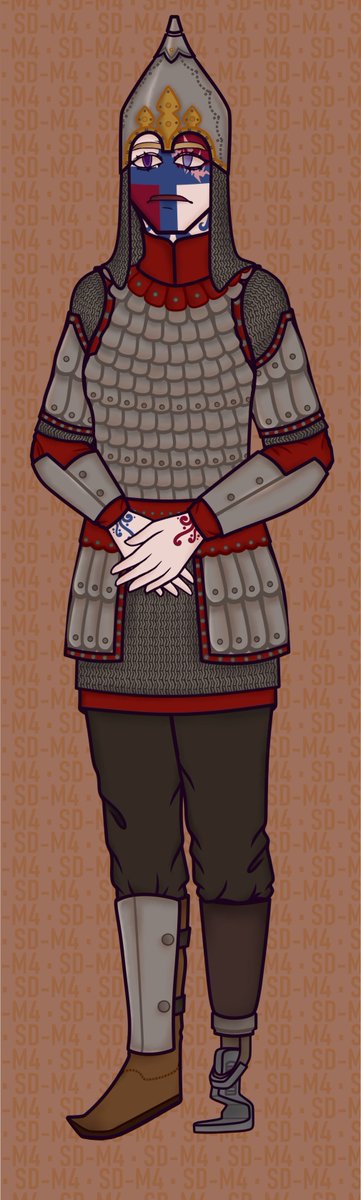 3n0utik_sadust's tweet image. About 5 years ago, I already drew art with a lot of details... I was gaining strength and finally i draw it again. Now I will gain strength over the next 5 years. And here is a wonderful fem Russian Kingdom for you 😇🌺🌷
#Countryhumans #Russian_Kindgom #RK #art