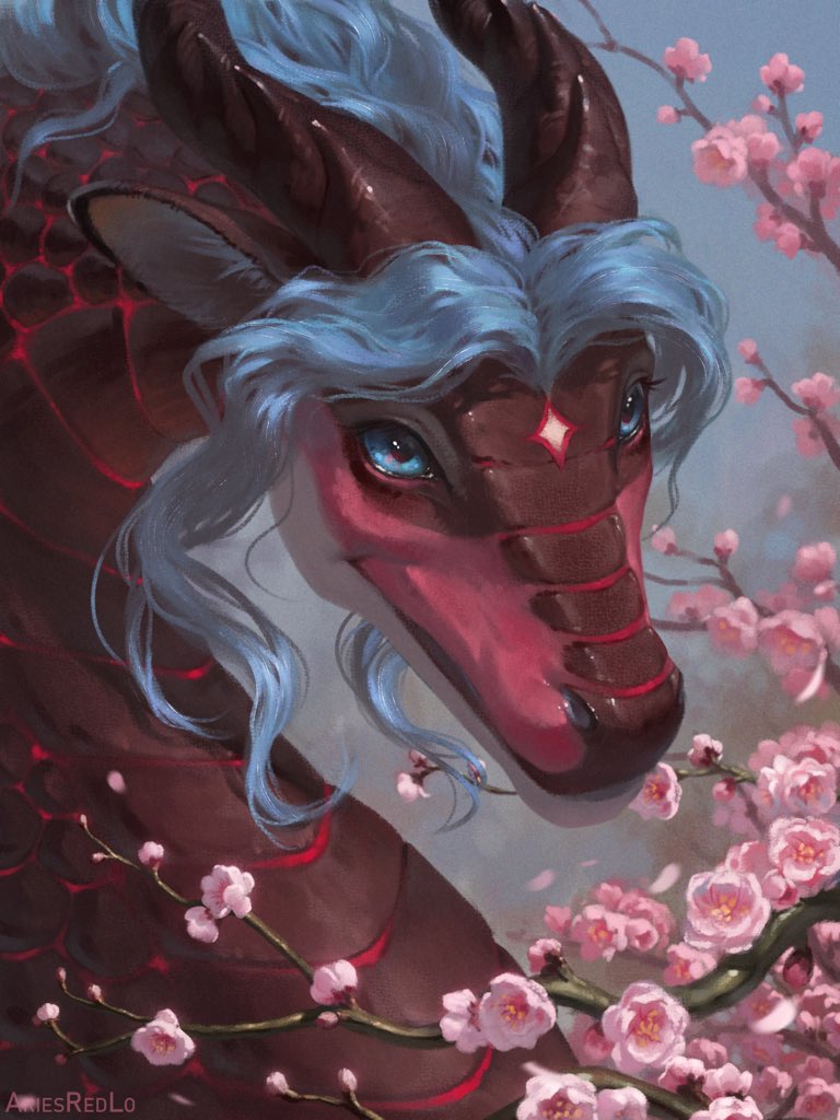 Deith_Cared's tweet image. Do you love dragons? I have one to show you 🫶
Portrait comm from March pack 🌸
