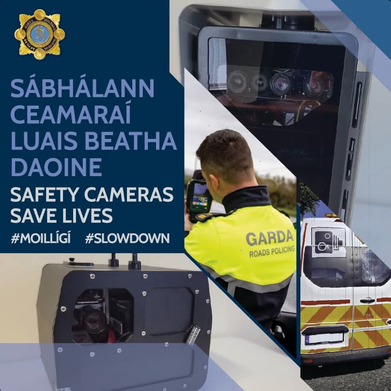 The Static Safety Camera in place on the N25 Kilkenny will commence operation from this Friday, 30 May 2025. 

More info here: tinyurl.com/5h2se577

#SaferRoads