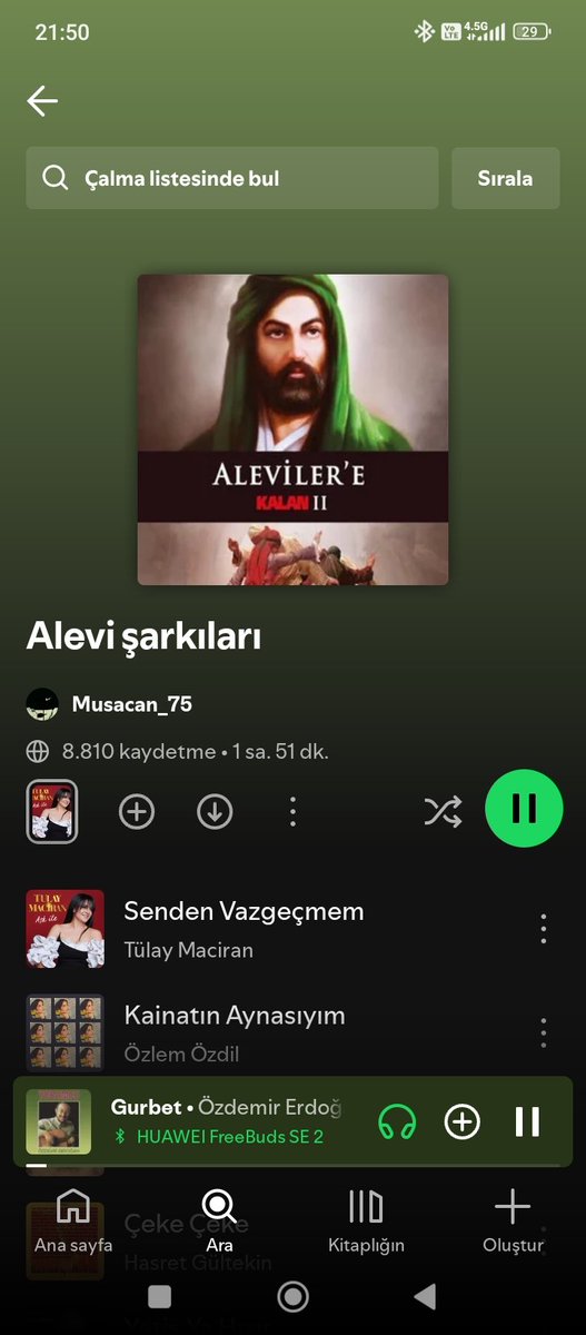 Balkon dahil tüm evi temizlemeye giriştiğim o playlist
