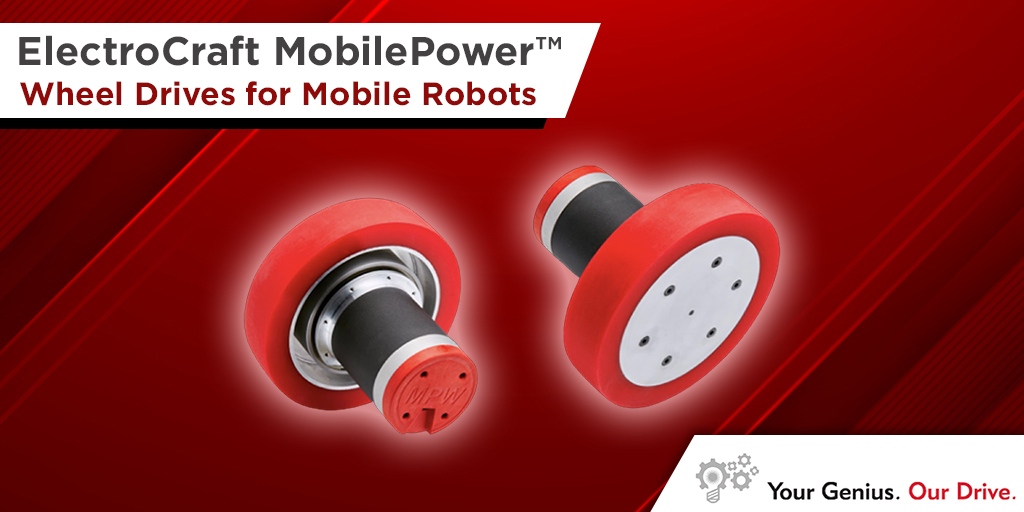 The ElectroCraft MPW Series redefines wheel drive performance. With a sleek, space-saving design and impressive torque output, the MPW52 and MPW86 deliver the power robotic OEMs need, without the bulk.  Discover more here: bit.ly/3nqu9wK