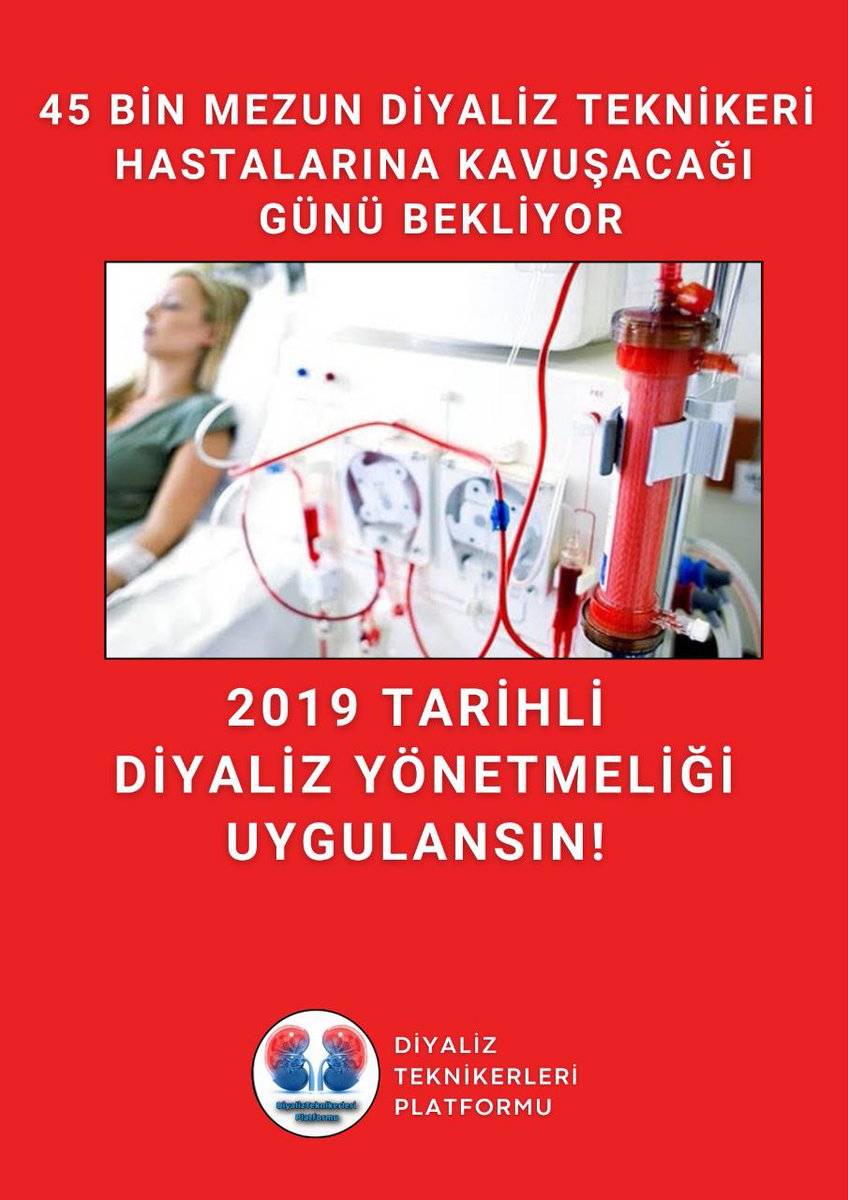 Beyza (@beyzayldrmm23) on Twitter photo <a href="/drmemisoglu/">Prof. Dr. Kemal Memişoğlu</a> Türkiye genelinde 45 bin mezun Diyaliz Teknikeri işsiz! Sağlık sektöründe açıkça personel ihtiyacı varken, bizler neden görmezden geliniyoruz? 1 Mart 2019 yönetmeliği uygulanmalı, hak ettiğimiz kadrolar bir an önce açılmalıdır sayın bakanım <a href="/drmemisoglu/">Prof. Dr. Kemal Memişoğlu</a> <a href="/sbkhgm/">Kamu Hastaneleri Genel Müdürlüğü</a>
<a href="/EmrahCeviz/">Emrah CEVİZ</a> <a href="/drmemisoglu/">Prof. Dr. Kemal Memişoğlu</a> Türkiye genelinde 45 bin mezun Diyaliz Teknikeri işsiz! Sağlık sektöründe açıkça personel ihtiyacı varken, bizler neden görmezden geliniyoruz? 1 Mart 2019 yönetmeliği uygulanmalı, hak ettiğimiz kadrolar bir an önce açılmalıdır sayın bakanım <a href="/drmemisoglu/">Prof. Dr. Kemal Memişoğlu</a> <a href="/sbkhgm/">Kamu Hastaneleri Genel Müdürlüğü</a>
<a href="/EmrahCeviz/">Emrah CEVİZ</a>