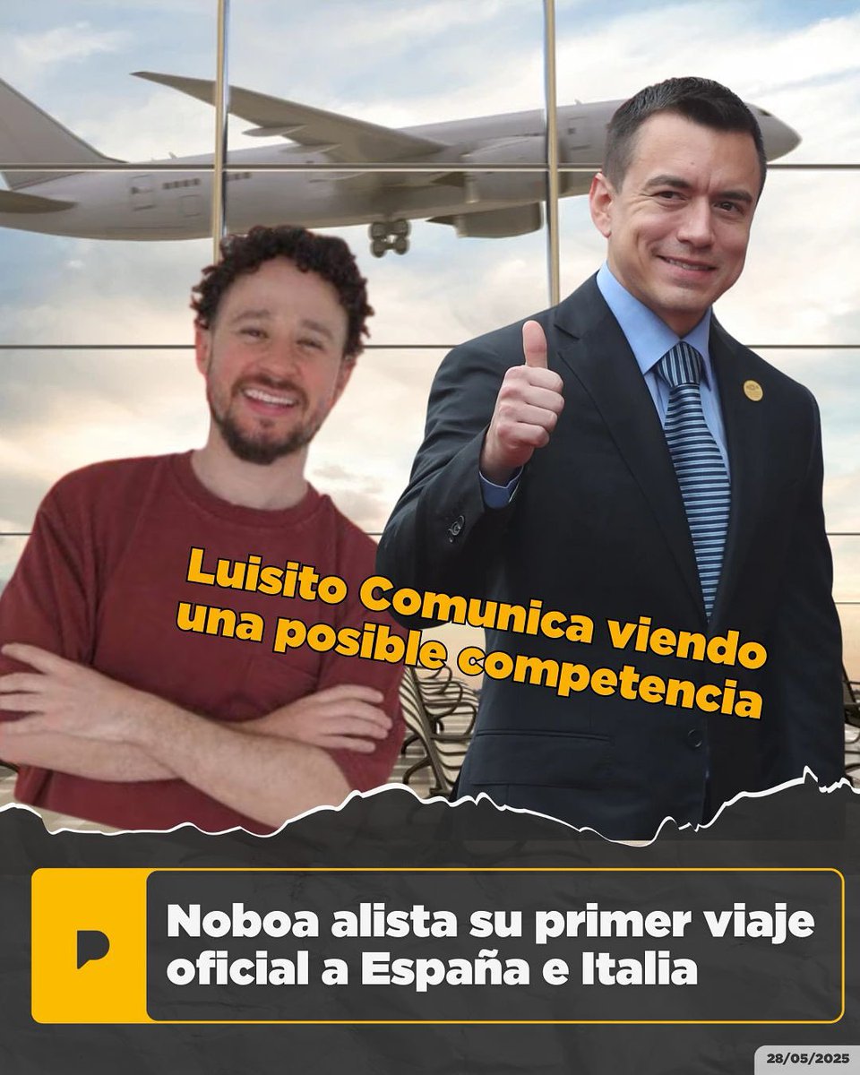 ¡Otro viajecito más! ✈️ Daniel Noboa se alista para su primer paseo oficial del nuevo mandato: a finales de junio aterriza en España e Italia. Según Gabriela Sommerfeld en Visionarias, va por invitación del Rey Felipe VI y a una convención global, pero también aprovechará para