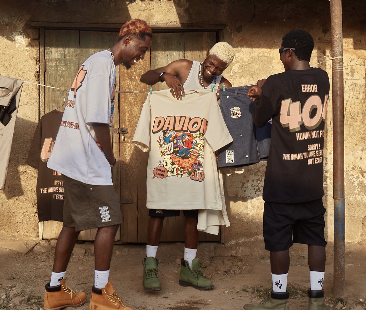 davionwears's tweet photo. This isn’t just clothing — it’s a glitch in the system.
“ERROR 404: HUMAN NOT FOUND”
The message is loud. The pieces speak for themselves.
#DAVION #Drop004 #Error404 #StreetwearStatement https://t.co/BFXFztu0rN