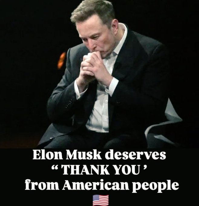 Thank you <a href="/elonmusk/">Elon Musk</a>! The American people voted for DOGE! Now the Republicans in Congress need to do their job! 🇺🇸🇺🇸