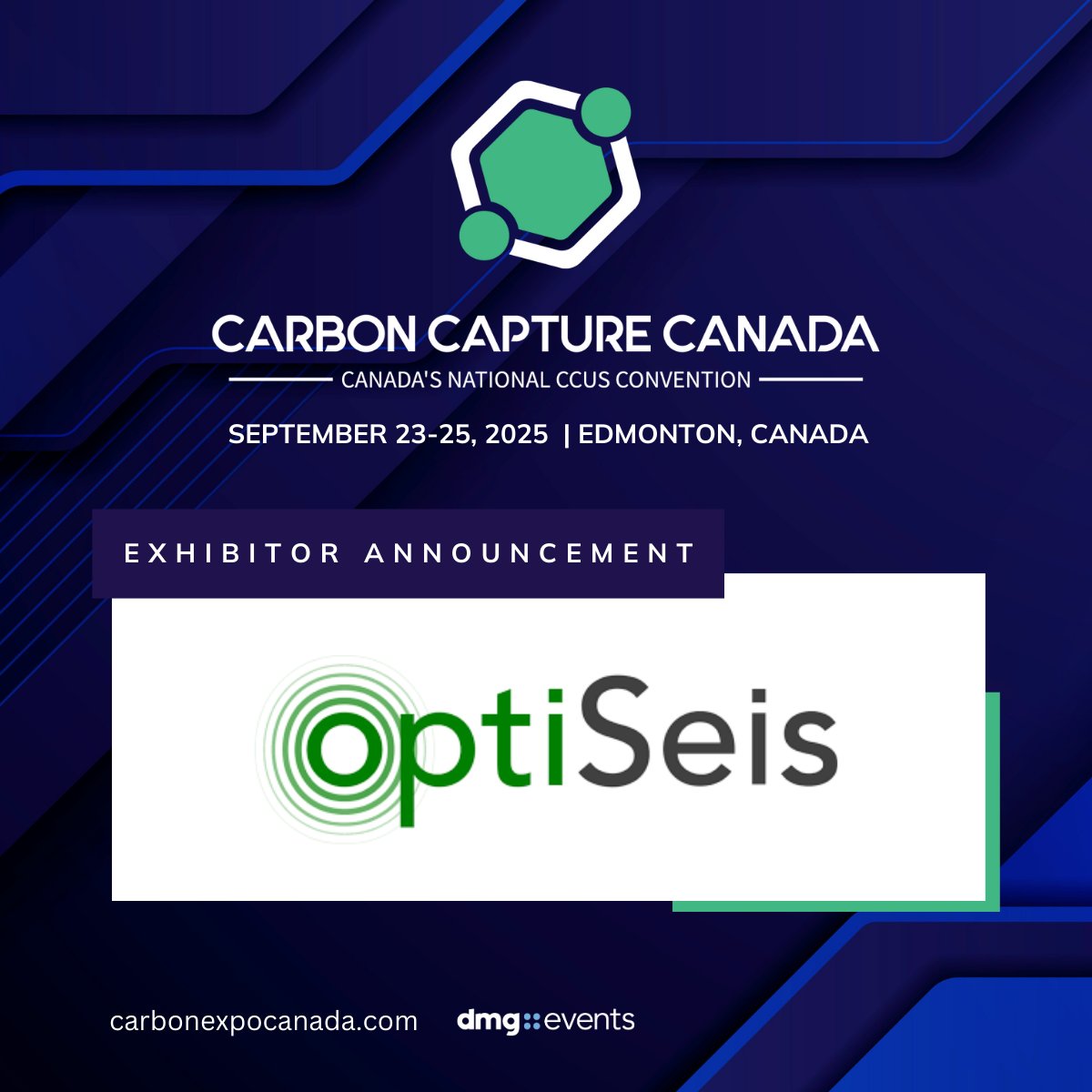 We’re proud to announce new exhibitors for Carbon Capture Canada 2025!

Mitsubishi Heavy Industries, Municipal District of Greenview, Obsidian Engineering Corp., and OptiSeis

Join the growing lineup of innovators showcasing their solutions in CCUS: carbonexpocanada.com