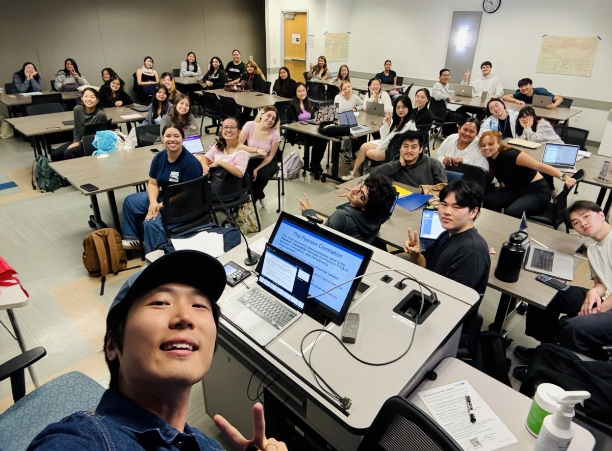 Teaching is mutual healing — I calmed their stats anxiety; they calmed my teaching anxiety.