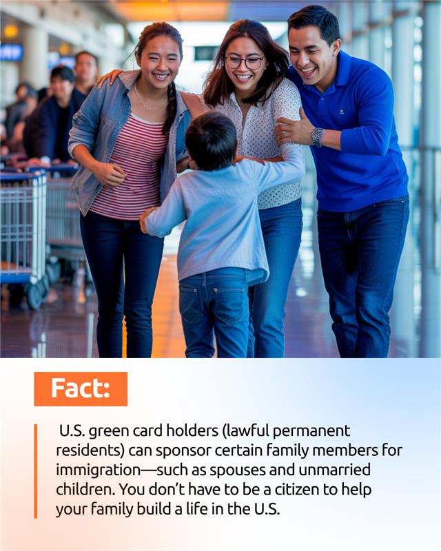 BougeeAndFree's tweet photo. You don’t need to be a U.S. citizen to sponsor your family. Green card holders have options too—learn how at Immigration Question.

Need immigration help? Download the free Immigration Question app.

FREE Registration Today! ➡️

#ImmigrationMyths #FamilySponsorship https://t.co/zreAAyMJpU