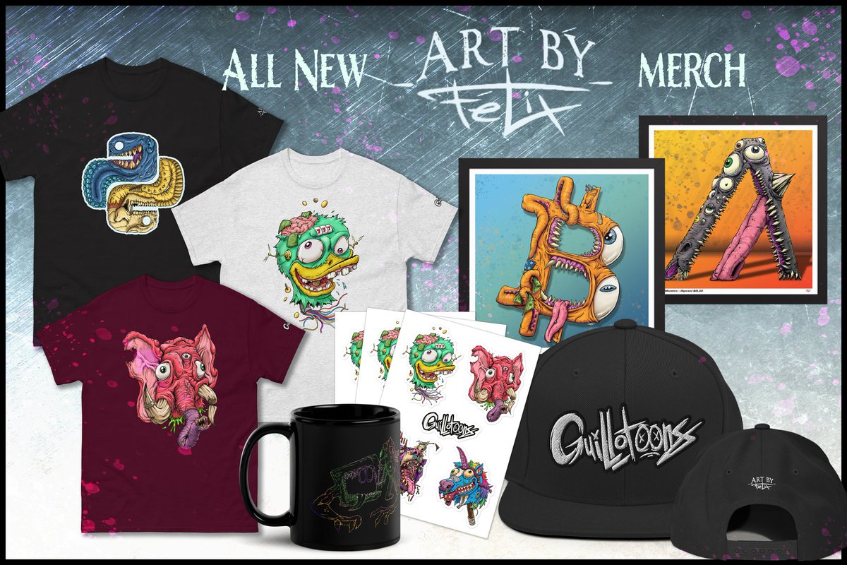 🚨NEWS ALERT🚨

Sup! I'm officially returning to <a href="/Twitch/">Twitch</a> to stream #art, talk #NFTs and project plans on $ALGO tonight!

👉Twitch.tv/artbyfelix

And if you're a real one, check out my new merch store! Any support is always appreciated👊🧡

🧢streamlabs.com/artbyfelix/mer…

TY fam!
