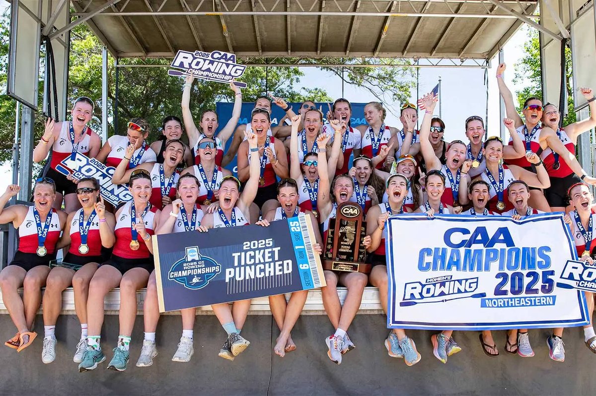 Northeastern U. (@northeastern) on Twitter photo .<a href="/GoNUwrowing/">Northeastern Women’s Rowing</a> earned an automatic bid to the #NCAARowing Championships after winning the <a href="/CAASports/">Coastal Athletic Association</a> Championship for the 11th year in a row. 🚣 👏
Read more: bit.ly/4jl6uoQ .<a href="/GoNUwrowing/">Northeastern Women’s Rowing</a> earned an automatic bid to the #NCAARowing Championships after winning the <a href="/CAASports/">Coastal Athletic Association</a> Championship for the 11th year in a row. 🚣 👏
Read more: bit.ly/4jl6uoQ