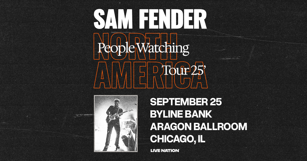 Byline Bank Aragon Ballroom (@aragonballroom) on Twitter photo 📢 PRESALE IS LIVE! 📢
🎶 <a href="/samfendermusic/">Sam Fender</a> - People Watching Tour
📆 September 25
🎟️ Unlock presale tickets NOW thru Thursday @ 10pm with code FREESTYLE: livemu.sc/3FsTb7Y
▶️ General onsale starts Friday @ 10am 📢 PRESALE IS LIVE! 📢
🎶 <a href="/samfendermusic/">Sam Fender</a> - People Watching Tour
📆 September 25
🎟️ Unlock presale tickets NOW thru Thursday @ 10pm with code FREESTYLE: livemu.sc/3FsTb7Y
▶️ General onsale starts Friday @ 10am