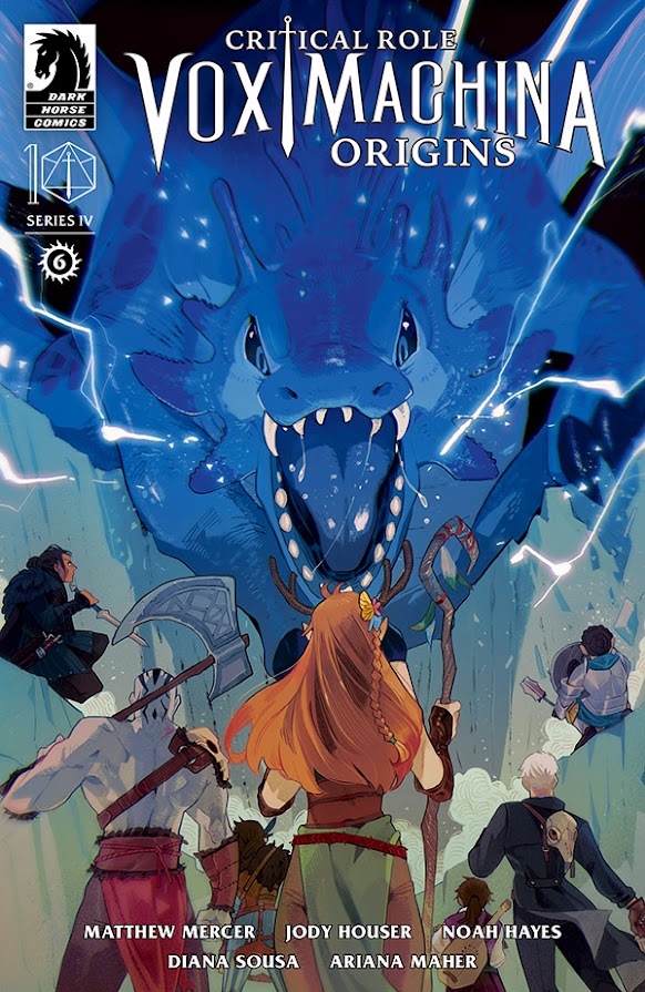 DarkHorseComics's tweet photo. General Krieg reveals his true self in final issue #6 of Critical Role: Vox Machina Origins IV, new today in comic shops! Details: https://t.co/hrOPW4Xdv6

By @matthewmercer, @Jody_Houser, @ParagonRaptors, @DianaSousaArt, Ariana Maher, with cover from @SteelScarlet. With @CriticalRole