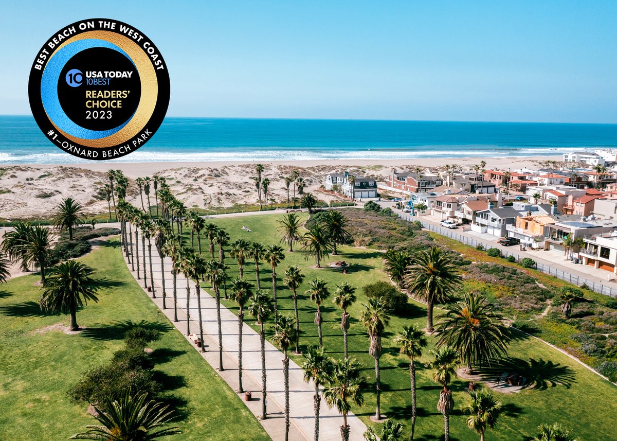 🌊 We did it again! For the 3rd year in a row, 'olołkoy Beach Park has been named Best Beach in California by USA TODAY 10Best Readers’ Choice Awards! 🏖️✨

🙏 Thank you to everyone who voted and continues to support Oxnard. ⭐
#VisitOxnard #VisitCa