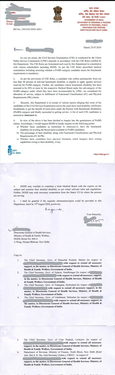 Sanjeev Gupta (@sanjg2k1) on Twitter photo COVER UP BY IMPLEMENTERS OF POLICIES FOR THOSE WHO ALLEGEDLY EDGED OUT GENUINE PERSONS WITH DISABILITIES?😡
Appendix-III to the Civil Services Exam Rules clearly propounds medical examination in <a href="/aiims_newdelhi/">AIIMS, New Delhi 🇮🇳</a> only for candidates claiming reservation due to benchmark 1/3 COVER UP BY IMPLEMENTERS OF POLICIES FOR THOSE WHO ALLEGEDLY EDGED OUT GENUINE PERSONS WITH DISABILITIES?😡
Appendix-III to the Civil Services Exam Rules clearly propounds medical examination in <a href="/aiims_newdelhi/">AIIMS, New Delhi 🇮🇳</a> only for candidates claiming reservation due to benchmark 1/3