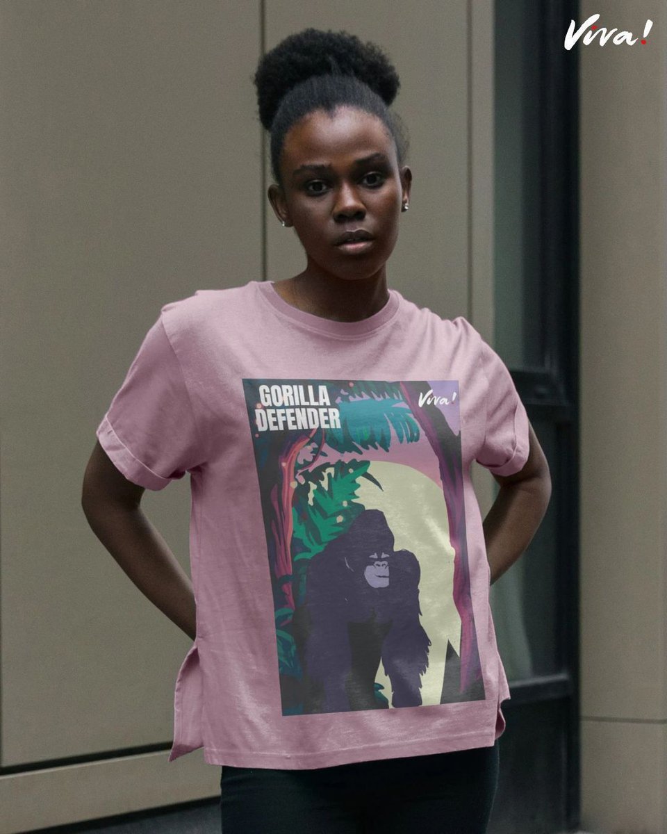 Wear a Gorilla Defender t-shirt with pride and show your support for the guardians of the forest! 🦍

👕 Shop the range: viva.teemill.com/collection/viv…

#gorilladefenders #gorillas