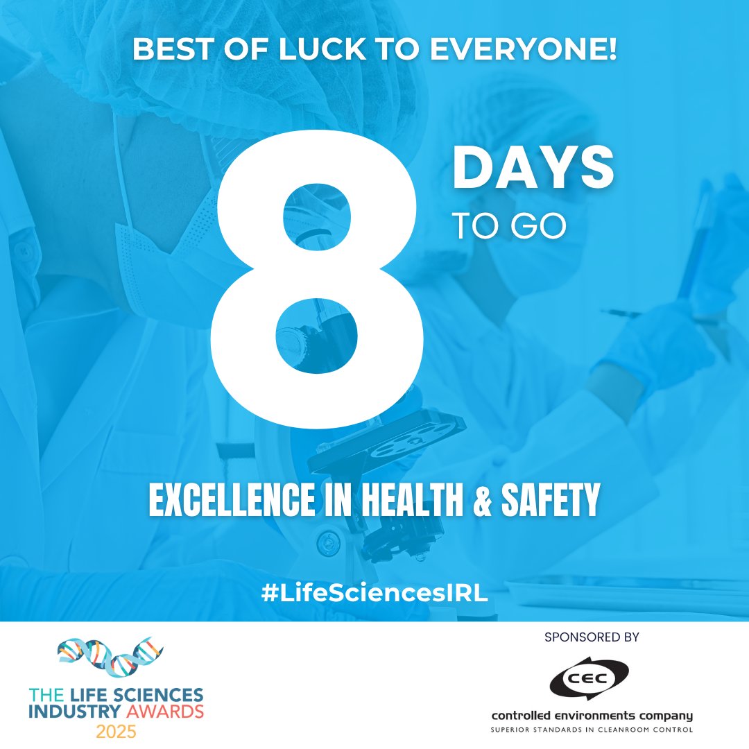 The team at Controlled Environments Company is excited to discover who will take home the coveted awards at the LSIA 2025 on June 5th, 2025 at Crowne Plaza Hotel, Santry.

Best of luck to all finalists, especially those in our sponsored award – Excellence in Health &amp; Safety.