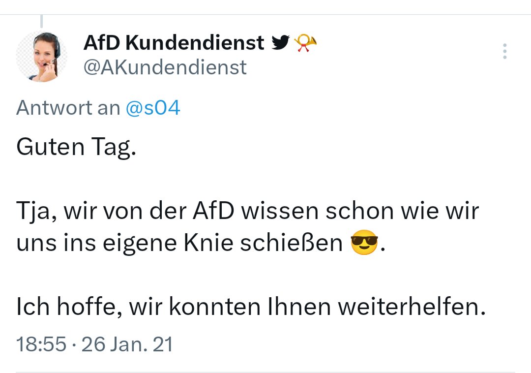 Vielleicht sollte ich eine neue Karriere als Prophet starten. 👌