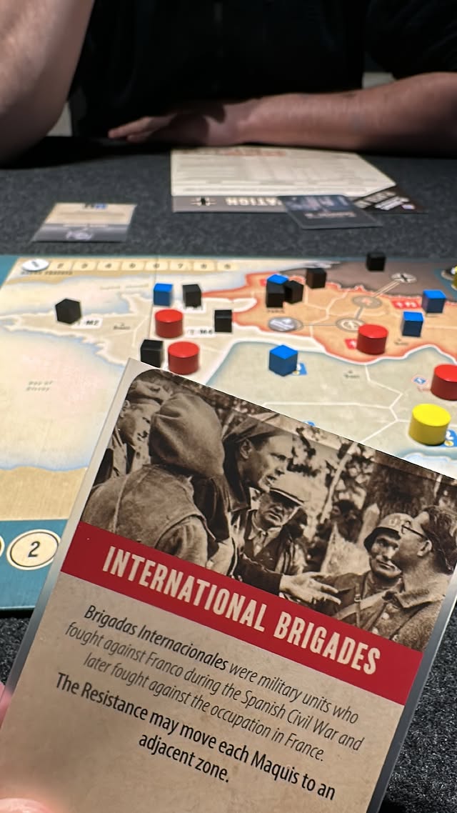 BambotPiotr's tweet image. "In the Shadows: Resistance in France 1943 - 1944" - great example of a game for Poles. The country with the largest resistance movement against the Germans, is still waiting for a game telling about its achievements. As for the game itself: interesting, simple, but not generic.