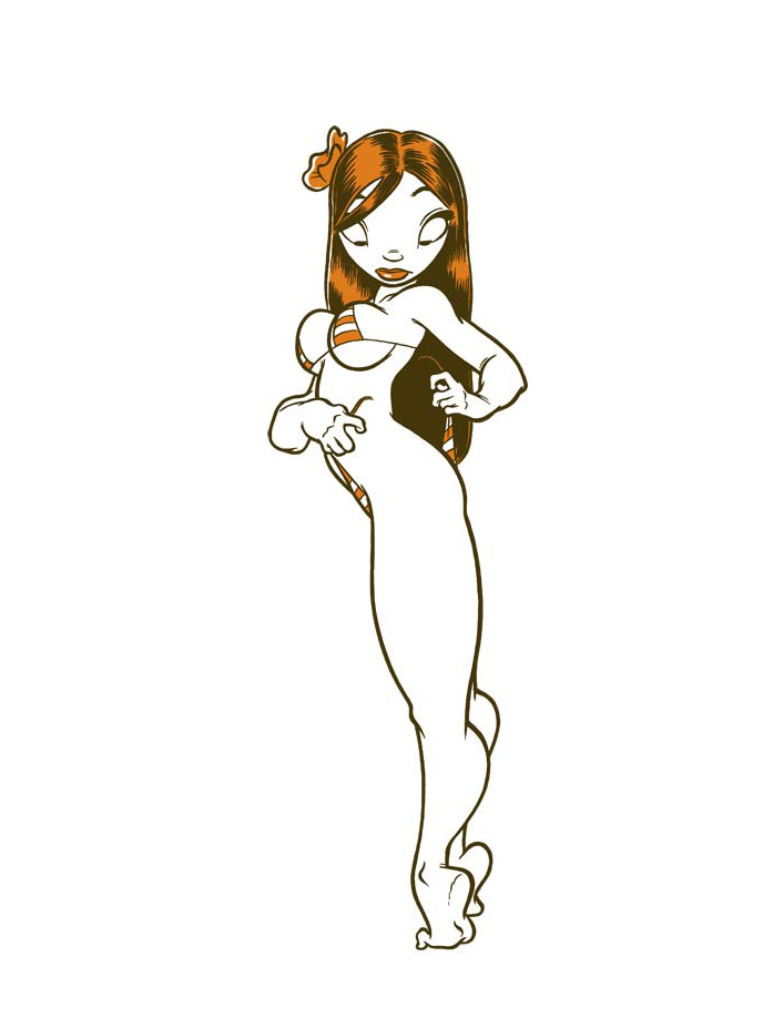 NonsenseIsland's tweet image. Also, Chris Sanders&apos; pin-up art is always great.